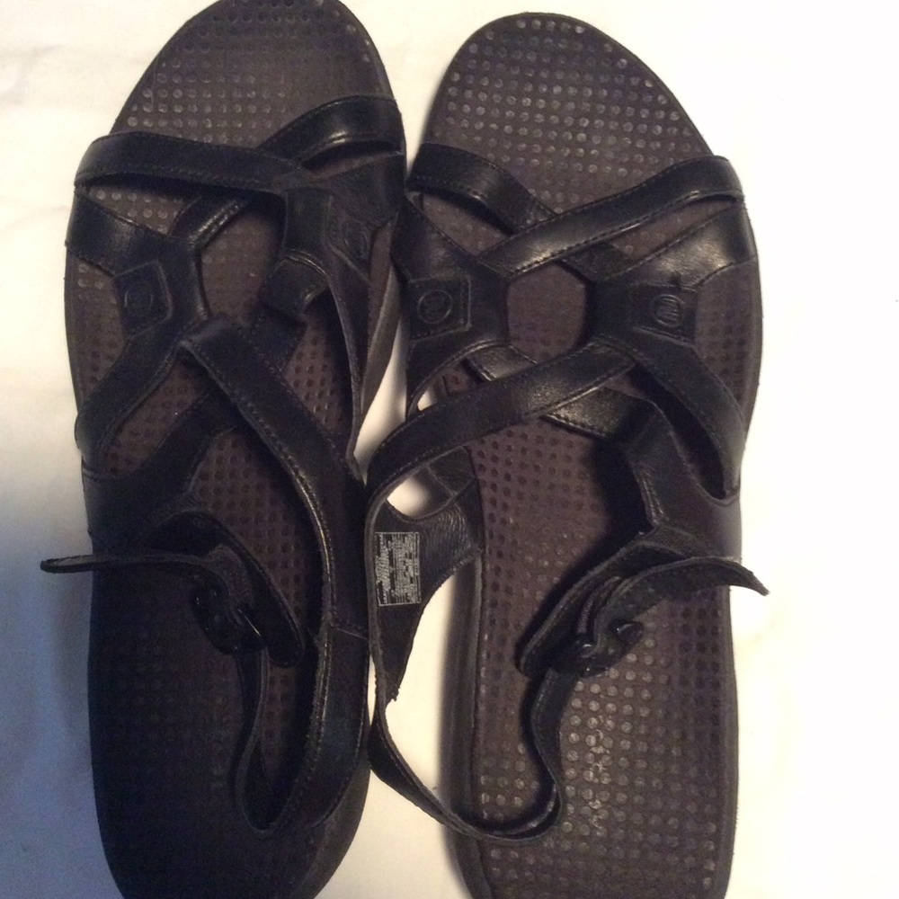 Merrell Sandals Agave Black Leather Size 9